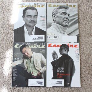 ESQUIRE MAGAZINE Lot Of 4 Sep 2025 to Mar 2026 Issues Featuring Leo & George